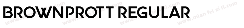 BrownProTT Regular字体转换